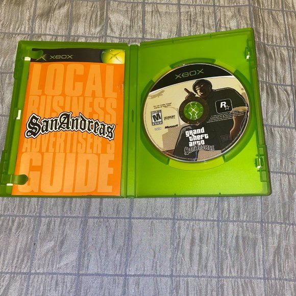 Grand Theft Auto GTA San Andreas XBOX original game - Picture 7 of 8